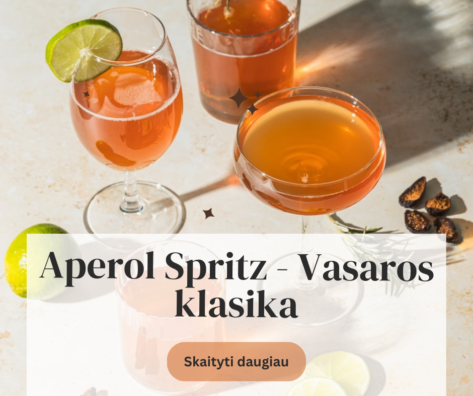 Aperol Spritz - Vasaros klasika